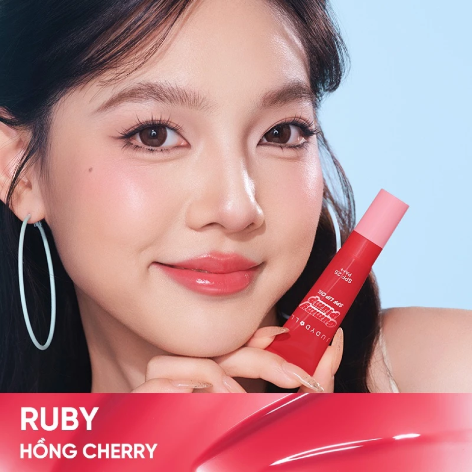 (Hàng nhập khẩu) Son dưỡng chống nắng Judydoll Gummy Peptide Lip Oil