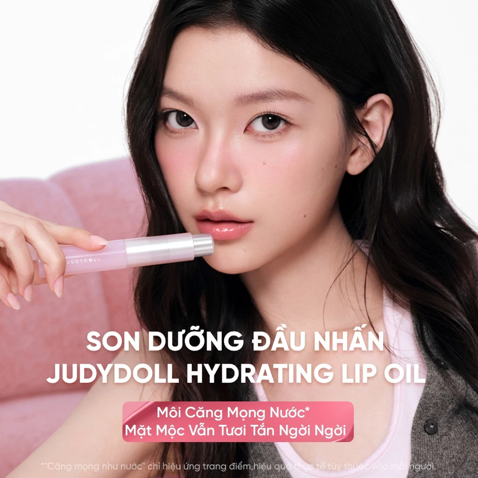 (Hàng nhập khẩu) Son Dưỡng Đầu Nhấn Judydoll Hydrating Lip Oil