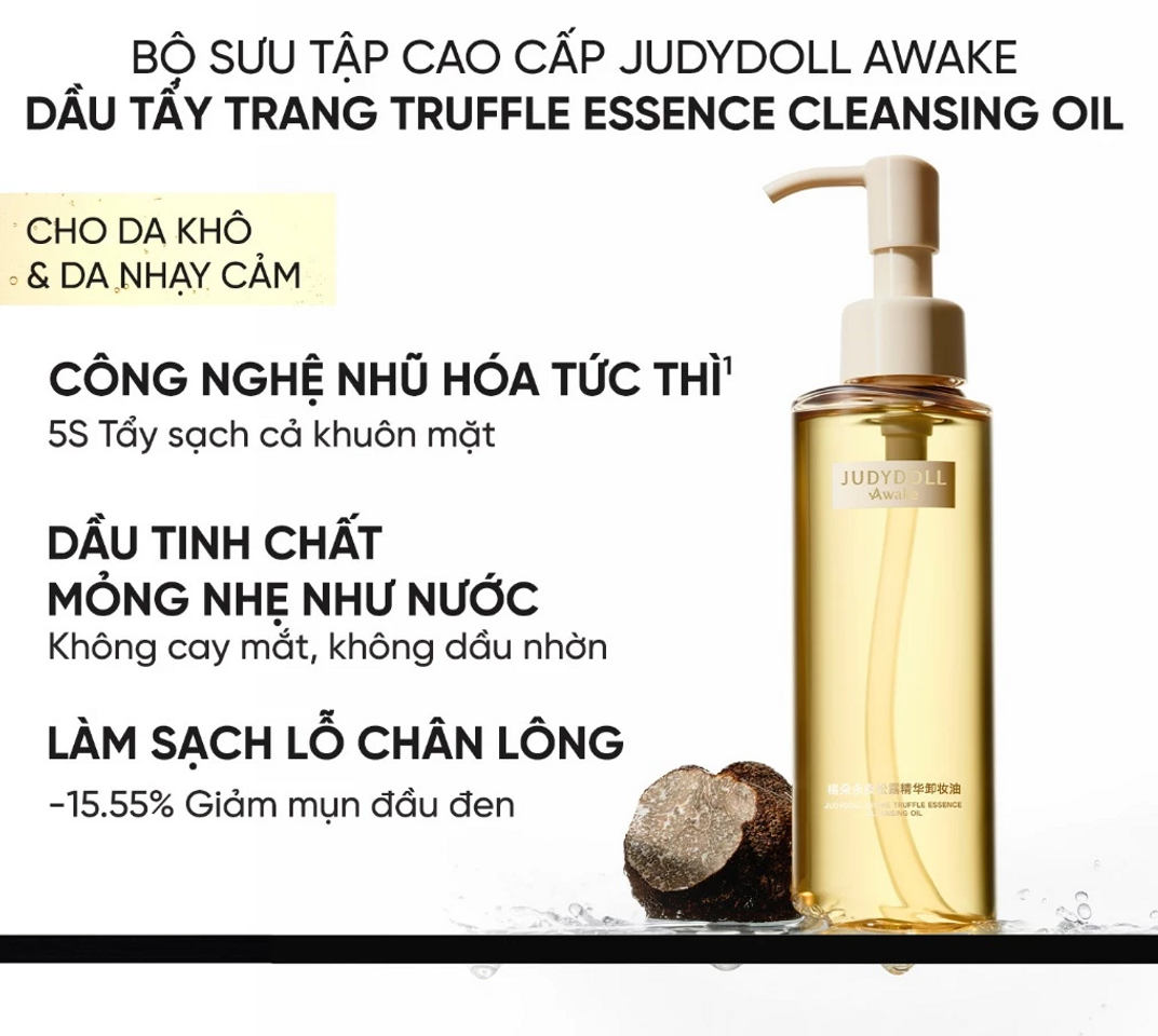 (Hàng nhập khẩu) Dầu Tẩy Trang Judydoll Truffle Essence Cleansing Oil