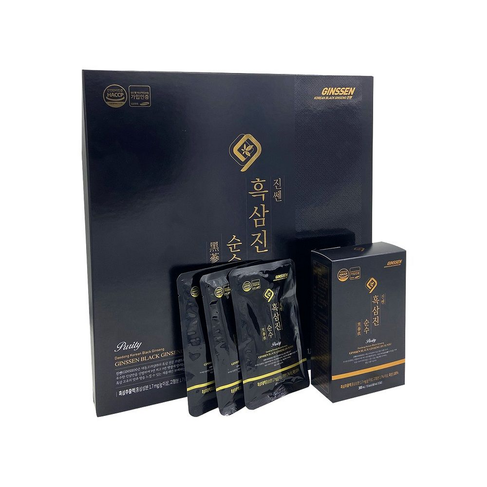 (Hàng nhập khẩu) Nước Hắc Sâm Daedong Nguyên Chất Hộp 30 gói 60ml