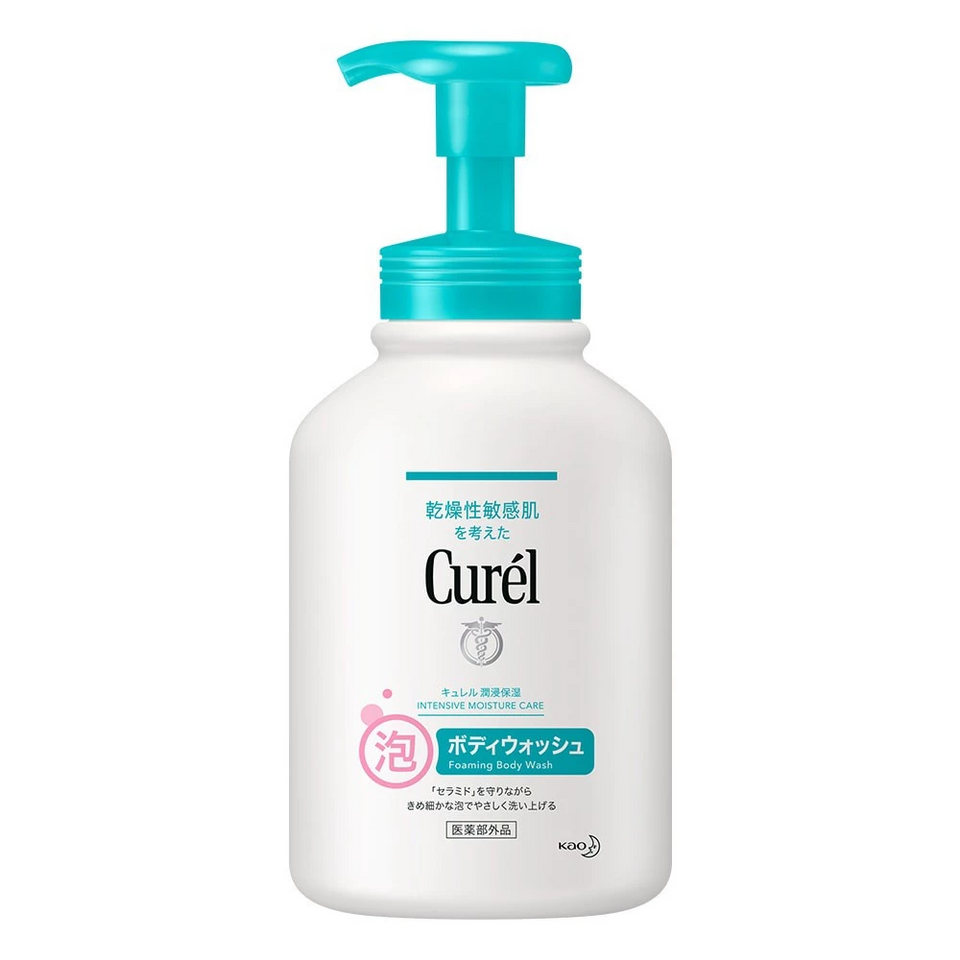 (Hàng nhập khẩu) Sữa Tắm Curél Intensive Moisture Care Foaming Body Wash Dạng Bọt