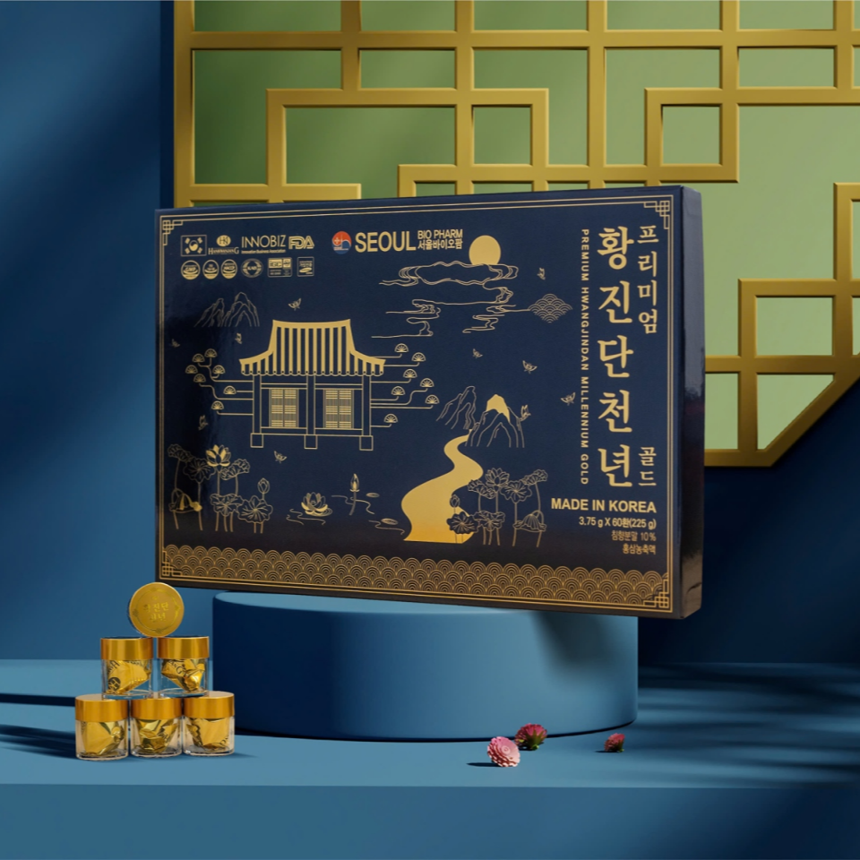(Hàng nhập khẩu) Viên hoàn Premium Hwangjindan Millennium Gold Hàn Quốc