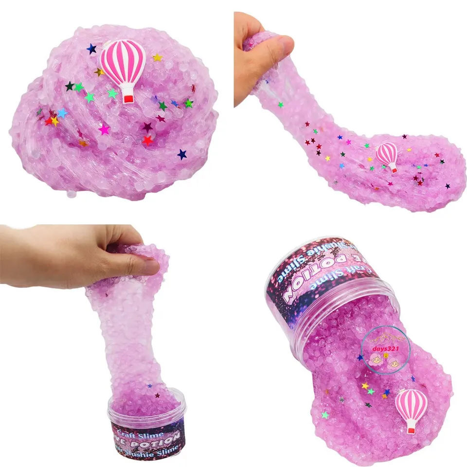 Slime mây Cloud Oceans Edge Slam hộp 200ML sợi mây co giãn smile đàn ...