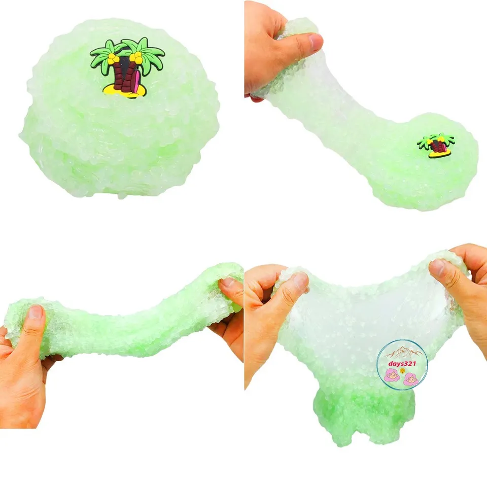 Slime mây Cloud Oceans Edge Slam hộp 200ML sợi mây co giãn smile đàn ...
