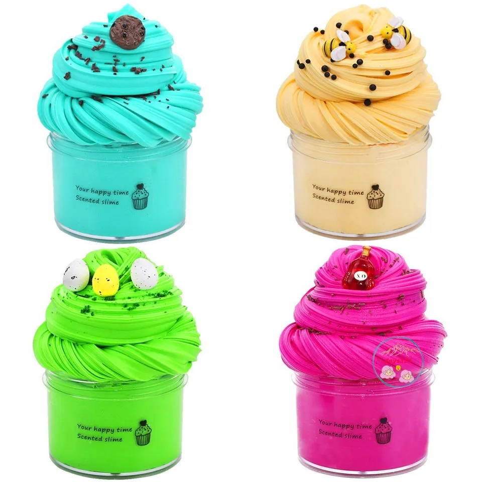 Slime Bơ Pastel Xanh 200ml - Đồ Chơi Giải T Stress Mềm Mịn, Charm Trang ...