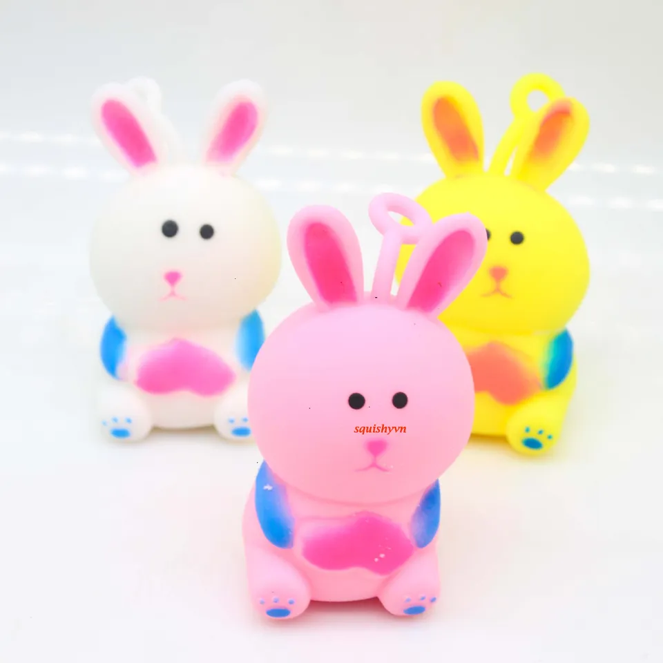 THỎ RABBIT mềm dẻo⚡ HOT TREND ⚡ Squishy Mochi Cute, Đồ Chơi Xả Stress ...