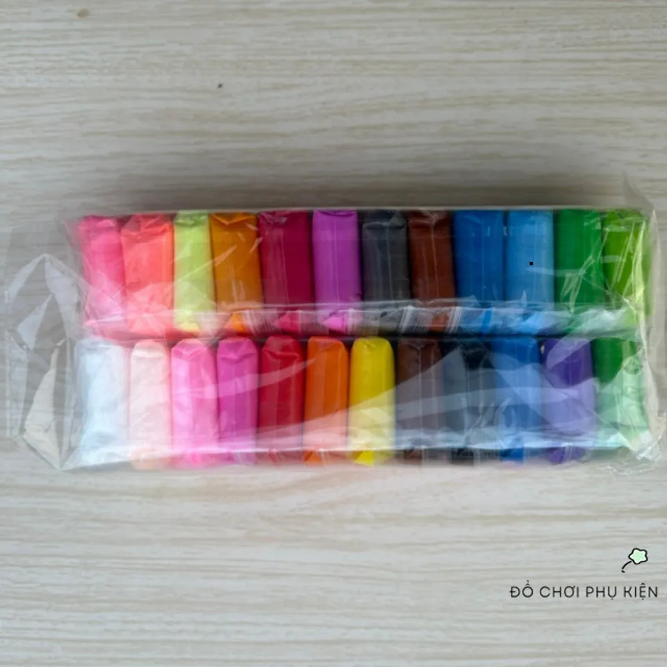 Bộ Đất Sét Tự Khô Màu Sắc Đa Dạng Cho Học Sinh - Lốc 12/24/36 Màu ...