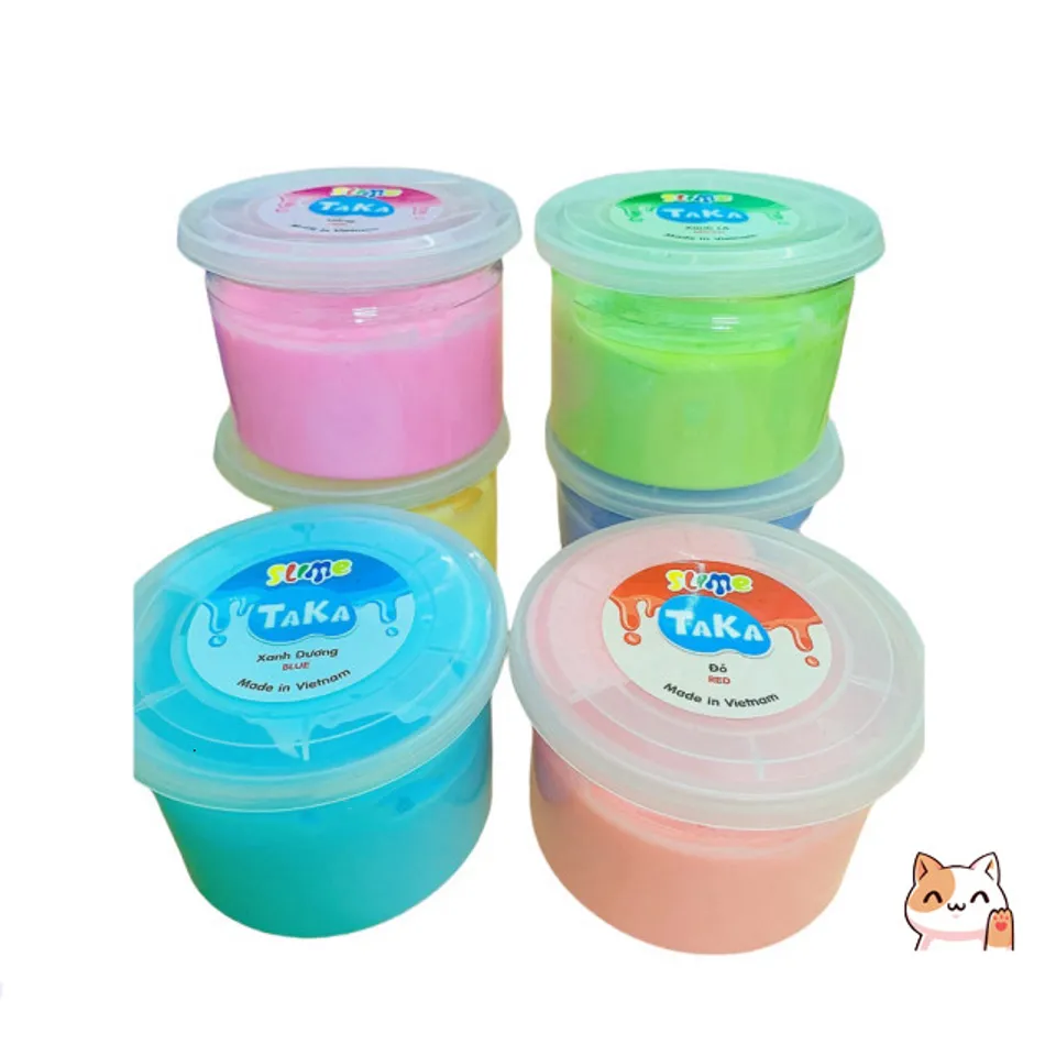 Slam Slime Basic set 6 hũ siêu to cực đại HÀNG VIỆT NAM giúp bé giảm ...