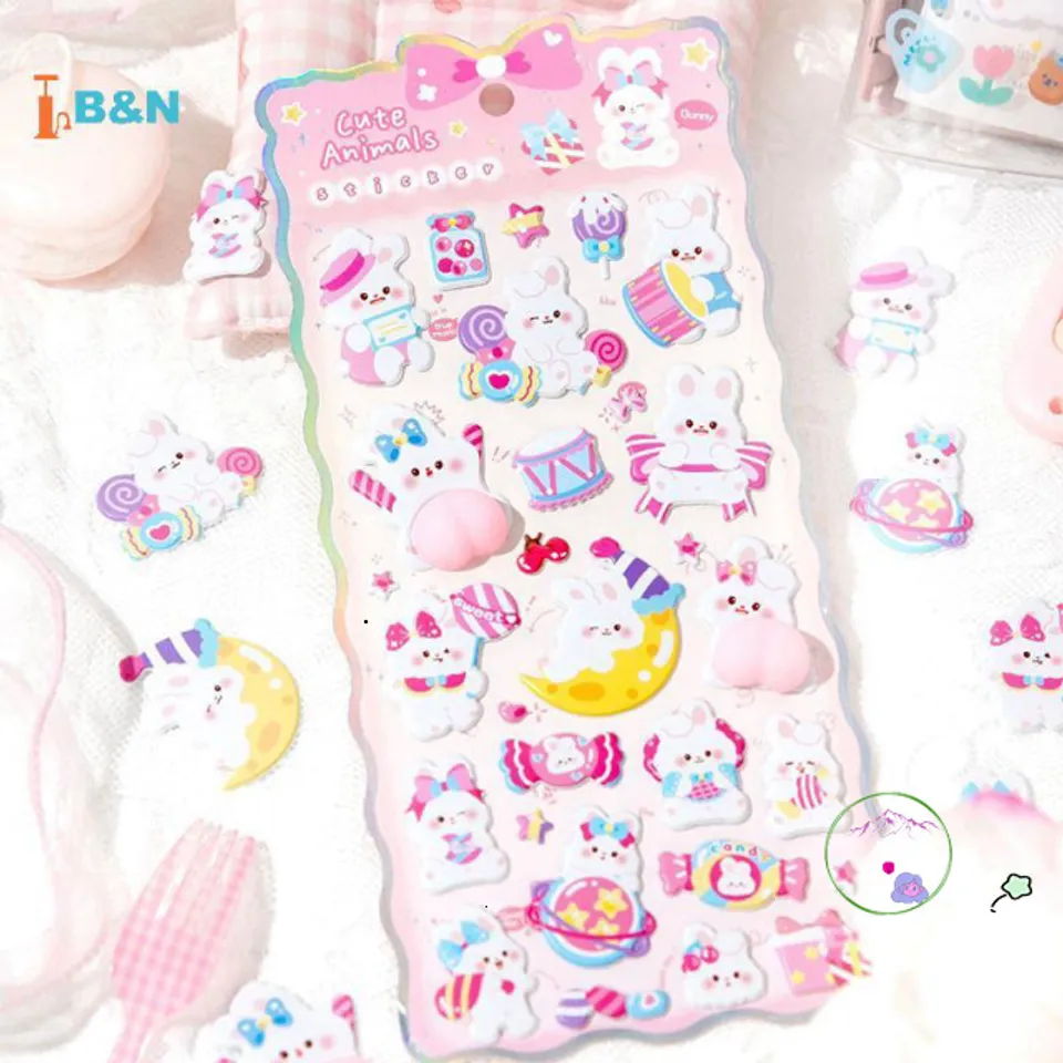 Sticker 3D Kawaii Mông Miếng Dán Dễ Thương Trang Trí Điện Thoại Cho Trẻ ...
