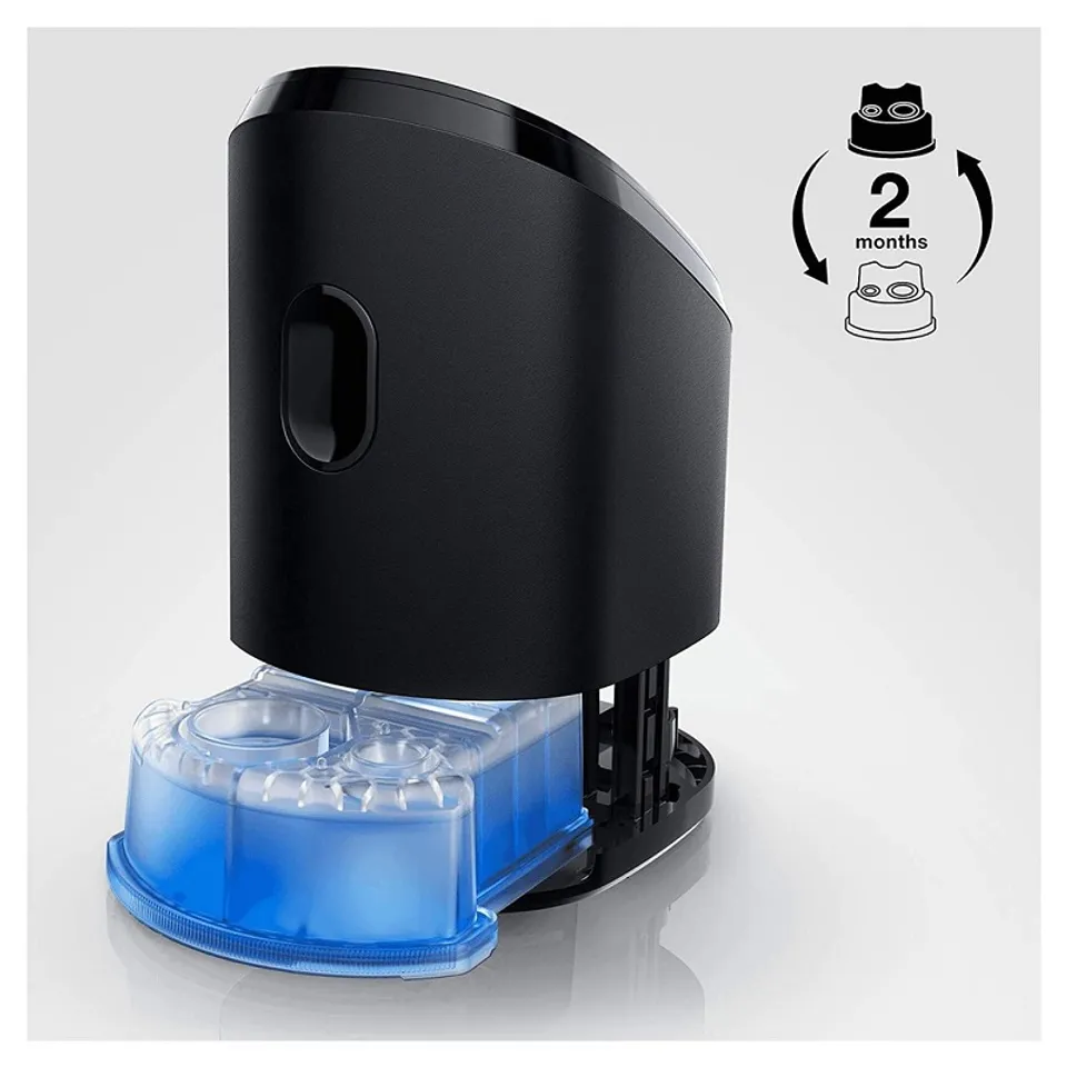 Hộp nước rửa máy cạo râu Braun - Clean & Renew Cartridges 170ml