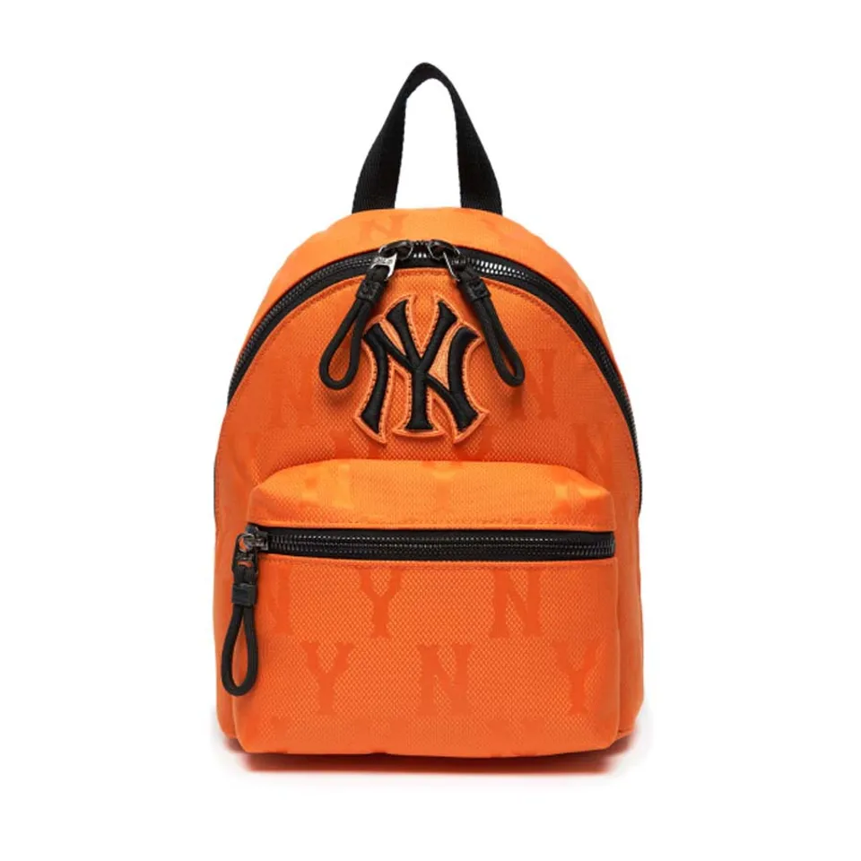 Balo MLB Classic Monogram Jacquard Mini Backpack New York Yankees 3ABK   honglinhauthentic