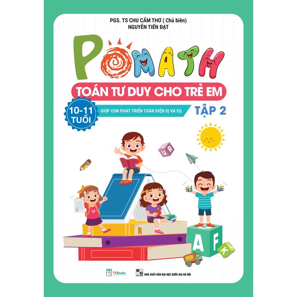 Sách Pomath Toán Tư Duy Cho Trẻ Em 10 - 11 Tuổi (Tập 2)