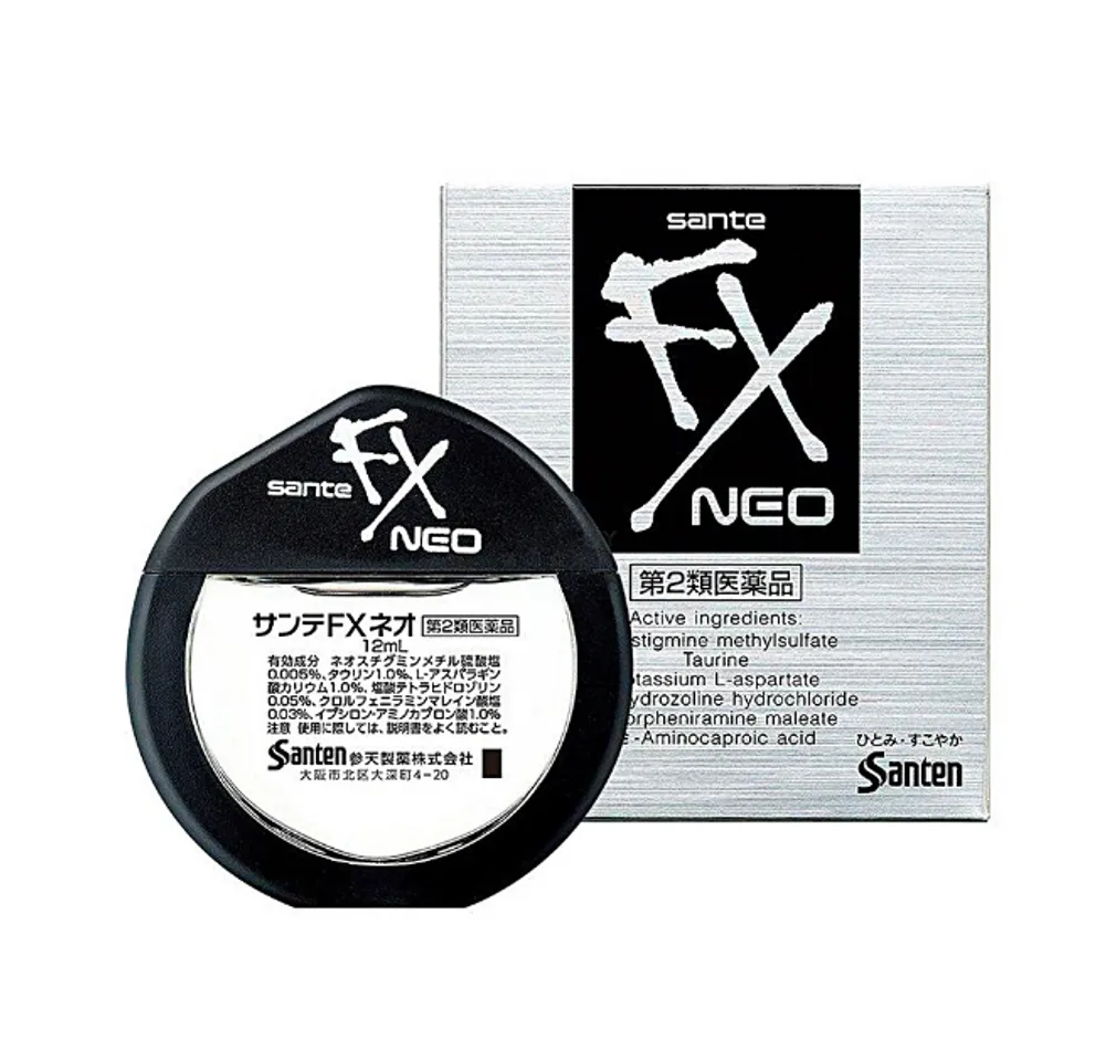 Nước Nhỏ Mắt Sante FX Neo 12ml - Giảm Mỏi Mắt, Bảo Vệ Mắt, Chăm Sóc Đôi Mắt Khỏe Mạnh Nhập Khẩu Từ Nhật Bản