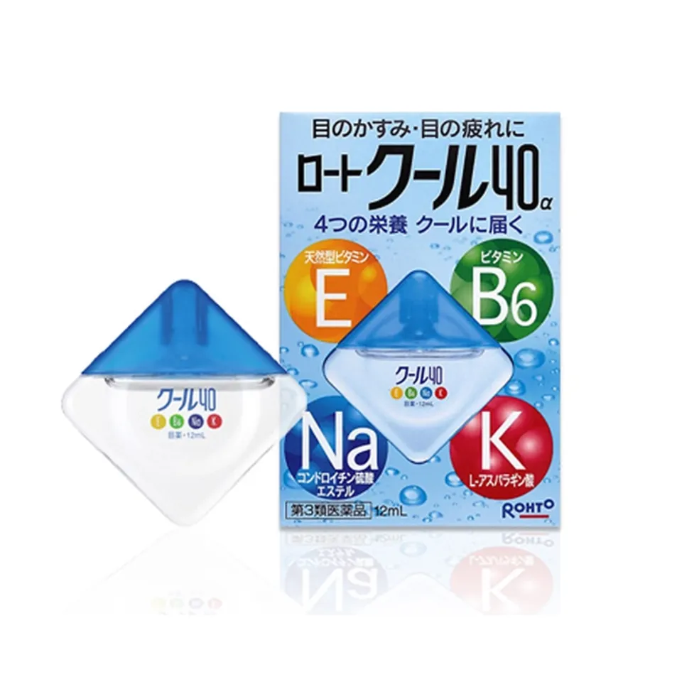 Nước Nhỏ Mắt Rohto Vita 40 Nhật Bản 12ml - Giải Pháp Tươi Mát Cho Đôi Mắt, Chăm Sóc Sức Khỏe Mắt Hiệu Quả