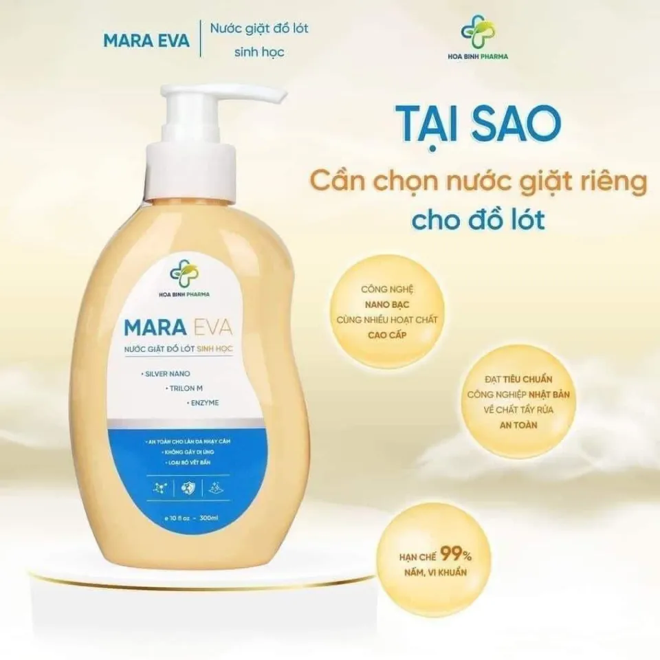 Nước Giặt Đồ Lót Thanh Mộc Hương Optimus Eva 300ml - Khử Mùi, Giảm Vi Khuẩn, Thơm Dịu Nhẹ, An Toàn Cho Da