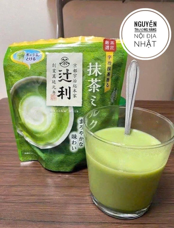 Bột trà xanh Uji Matcha Milk Kataoka - Hương vị Nhật Bản, Bổ dưỡng, Thưởng thức Độc Đáo cho Trà Sữa và Sinh Tố