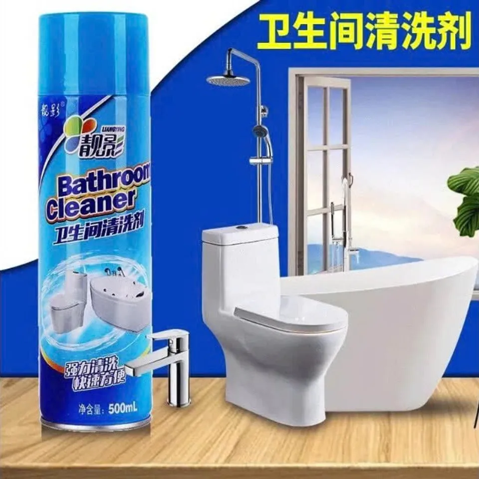 Bình Xịt Tẩy Rửa Đa Năng 500ml - Sạch Bóng, Khử Khuẩn, Hương Thơm Dễ Chịu Cho Bồn Tắm, Bồn Rửa Mặt, Nhà Vệ Sinh