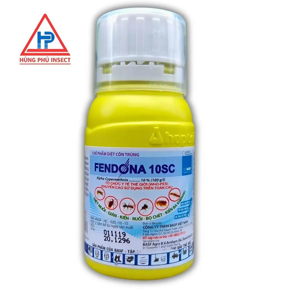 Thuốc Diệt Côn Trùng Fendona 10SC 50ml - Diệt Muỗi, Ruồi, Gián, Kiến An Toàn, Hiệu Quả - Chính Hãng BASF Đức