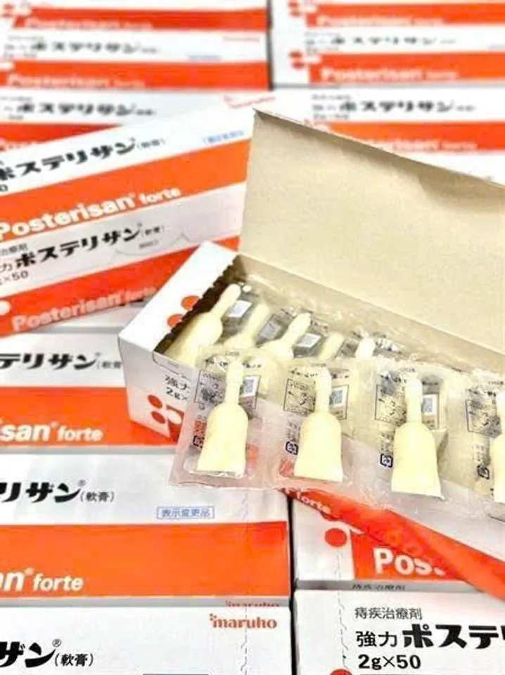 Kem bôi trĩ Posterisan Forte Nhật Bản 2g x 10 tuýp