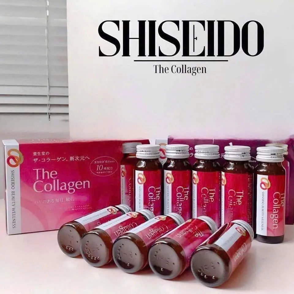 Nước Uống Collagen Shiseido 10 Lọ - Tăng Cường Đẹp Da, Căng Mịn, Dinh Dưỡng Da Hoàn Hảo