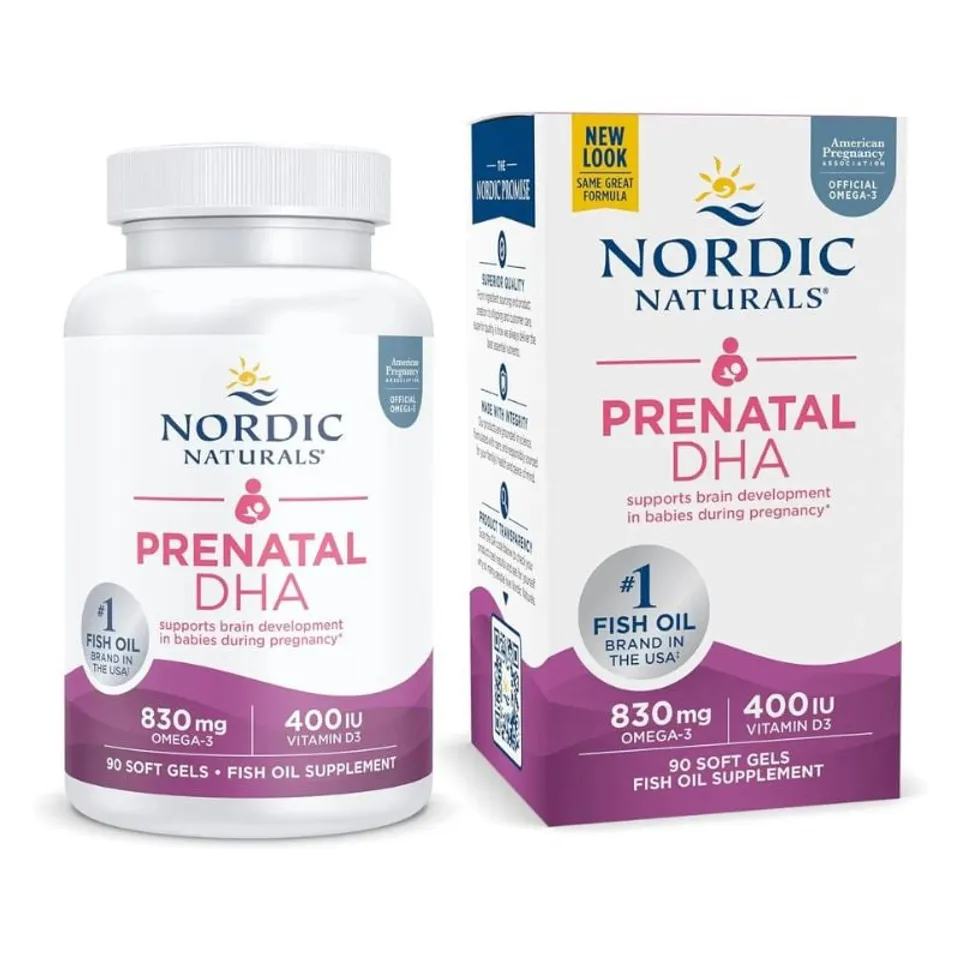 DHA Prenatal Nordic Naturals bổ sung DHA cho mẹ bầu của Mỹ