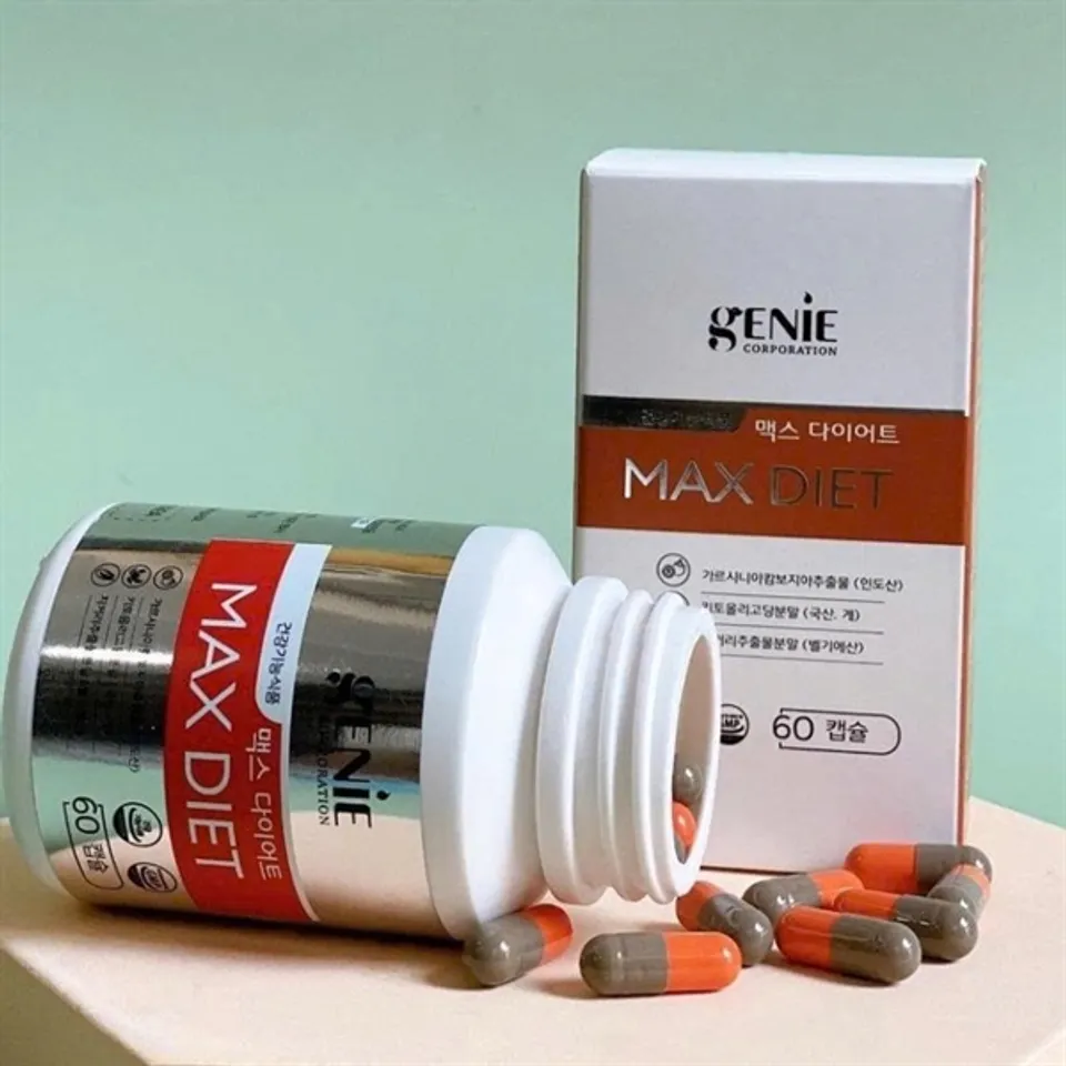Viên giảm cân Genie Max Diet 60 viên hỗ trợ vóc dáng