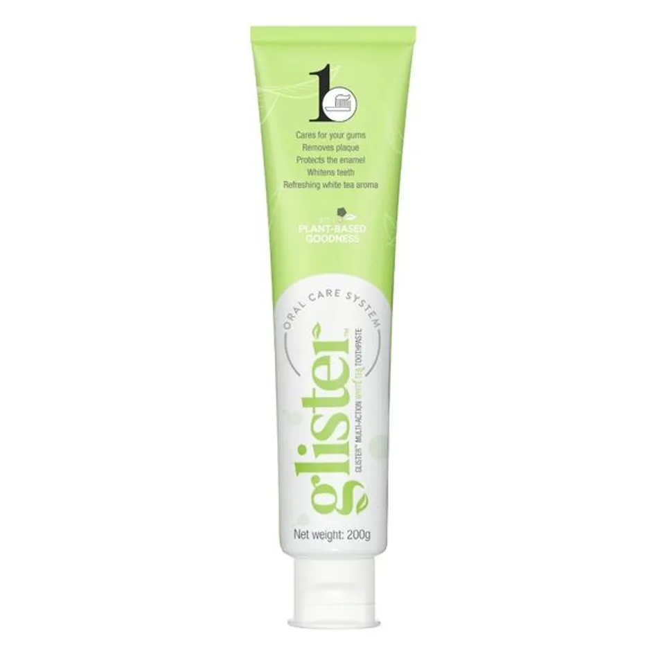 Kem đánh răng đa năng Glister Multi Toothpaste, Trà Xanh 200gram