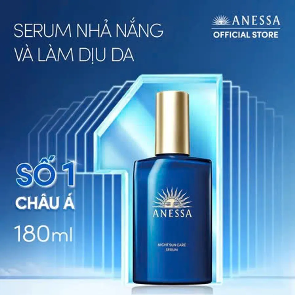 Tinh Chất Anessa Phục Hồi Da Sau Nắng Night Sun Care Serum 180ml