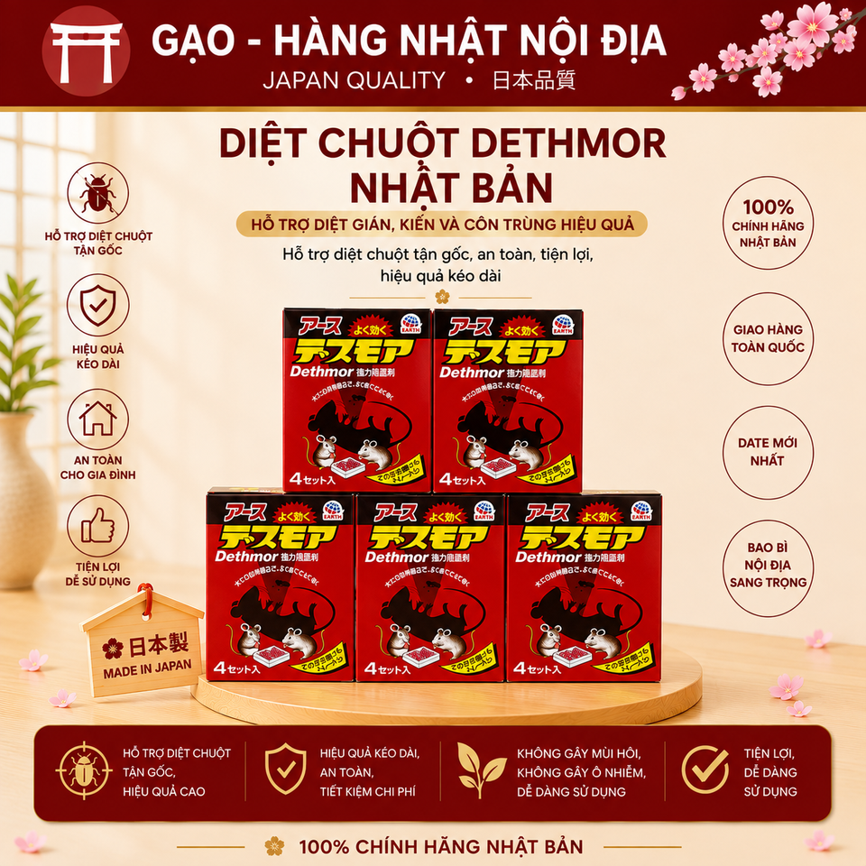 Diệt chuột Dethmor Nhật Bản