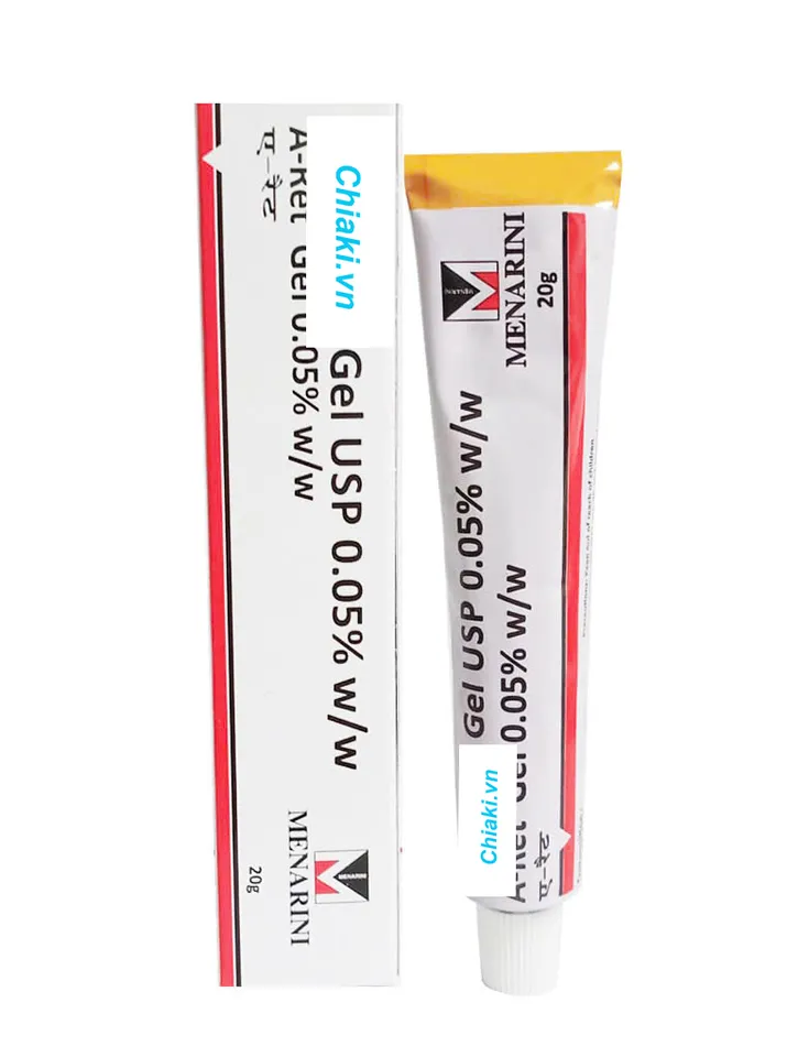 Kem Dưỡng Tre Gel USP Aret 0.1% Menarini - Giảm Thâm Mụn, Tái Tạo Da, Chống Lão Hóa, 20g, Xuất Xứ Ấn Độ, Nồng độ 0.05%
