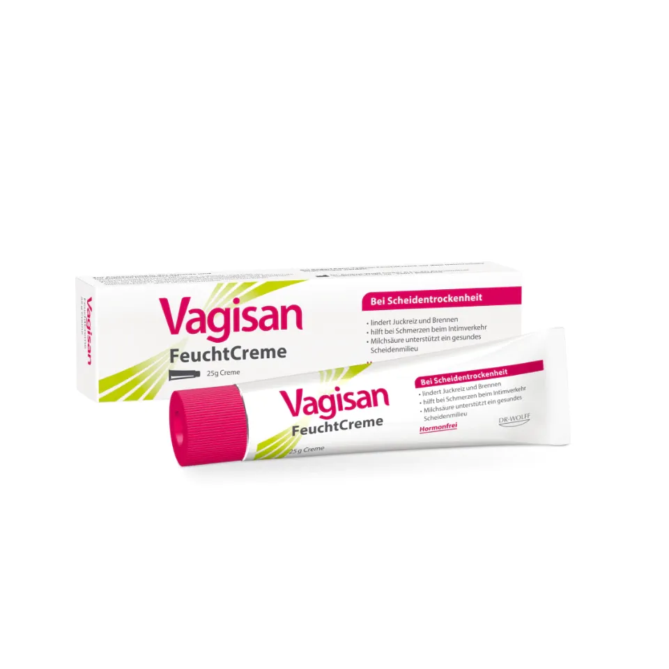 (Hàng nhập khẩu) Kem hỗ trợ dưỡng ẩm vùng kín Vagisan FeuchtCreme 25g