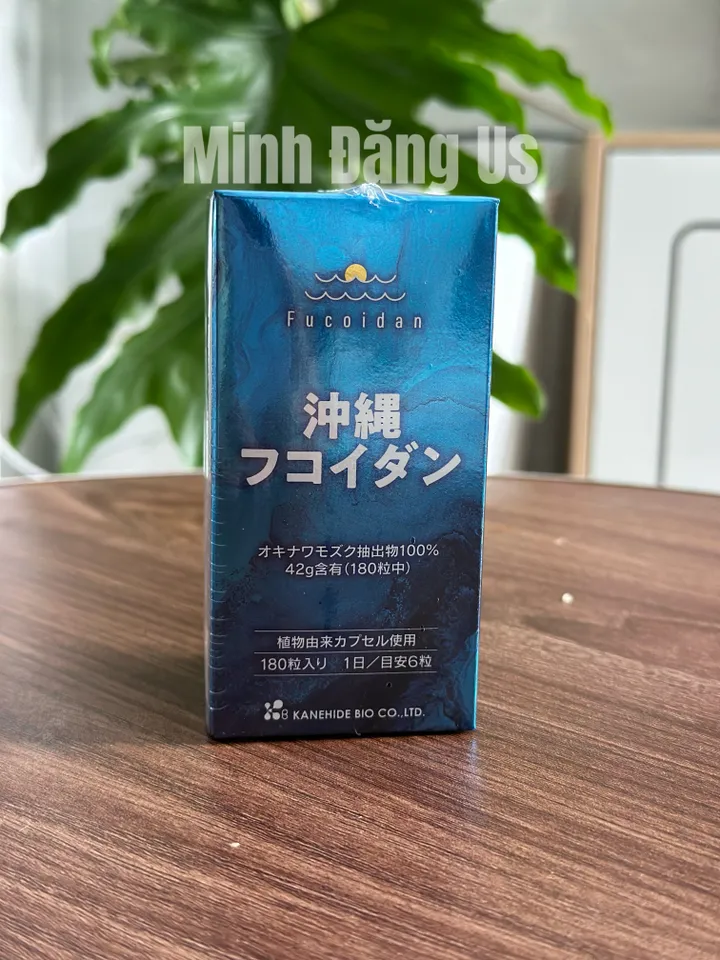 Tảo Fucoidan Nhật Bản Chính Hãng Okinawa - 180 Viên Hỗ Trợ Miễn Dịch và Sức Khỏe Tế Bào